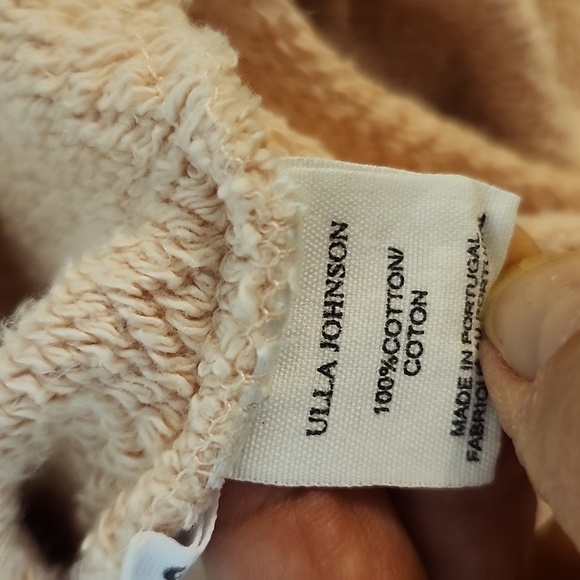 ULLA JOHNSON PINK TILLIE RUFFLE DRESS Size Small Sweatshirt Mini - Picture 8 of 11